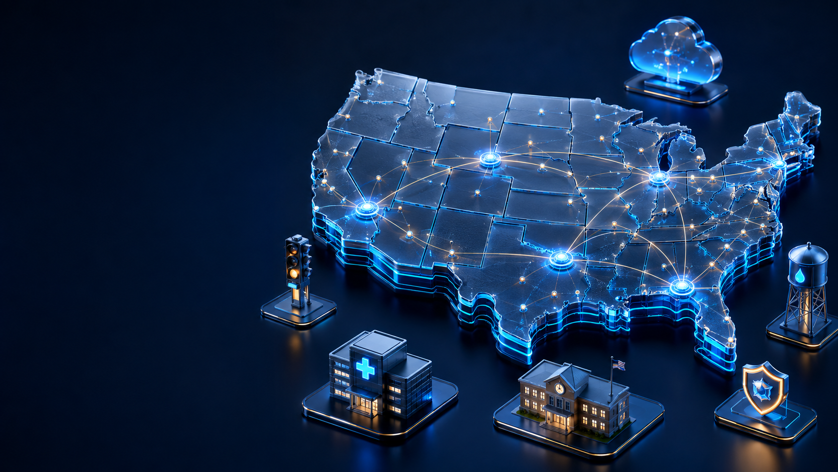 Connected state and local growth network